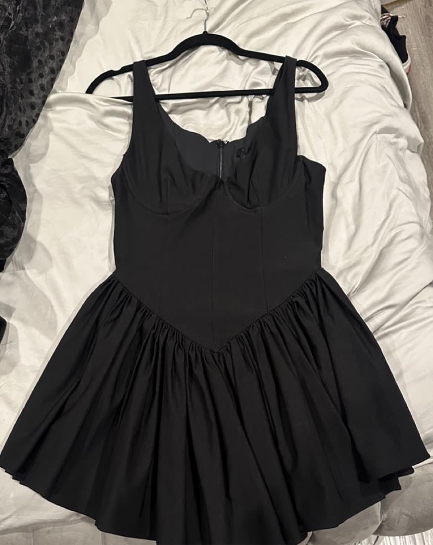 NBD Black Mini Dress - Image 4