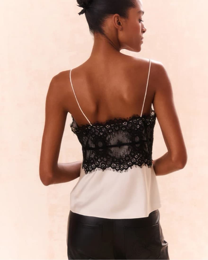 LoveShackFancy Lace Cami Top - Image 3