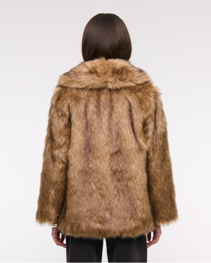 Abercrombie Shawl Fur Coat - Image 3