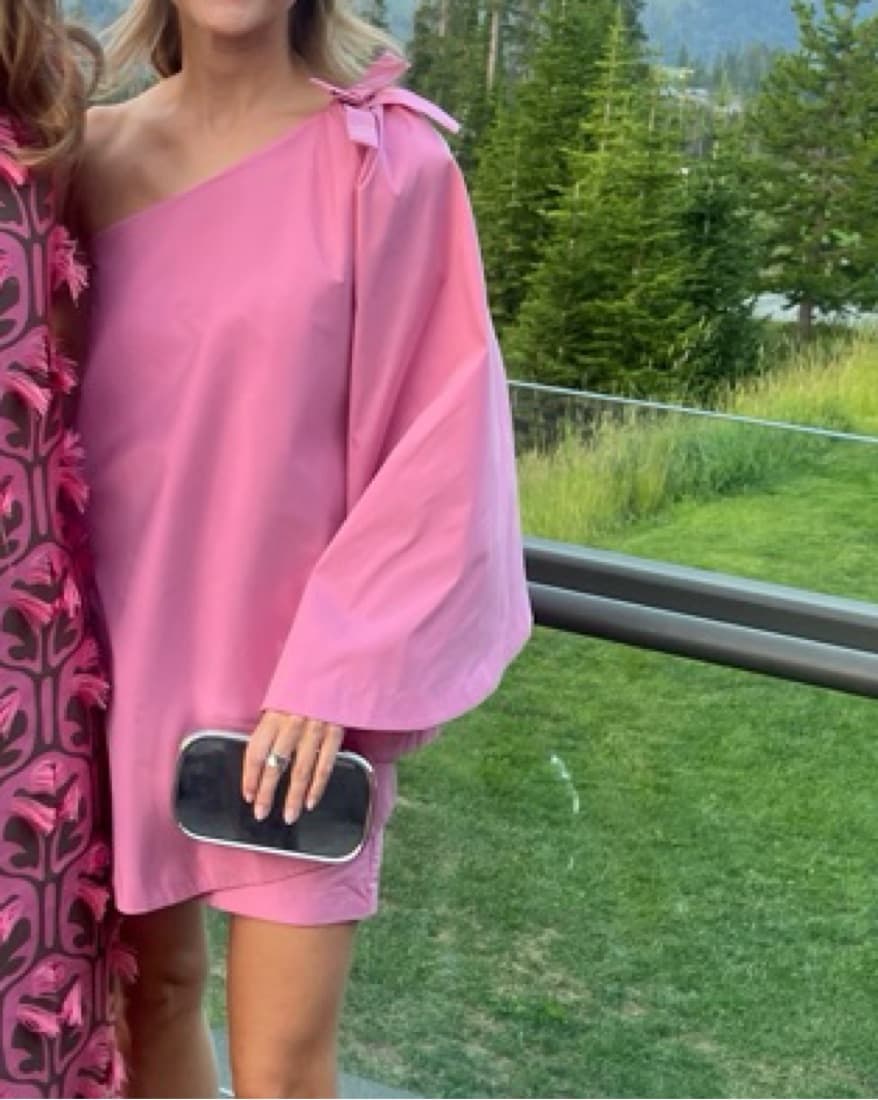 Bernadette Pink Mini Dress 0 - Image 3