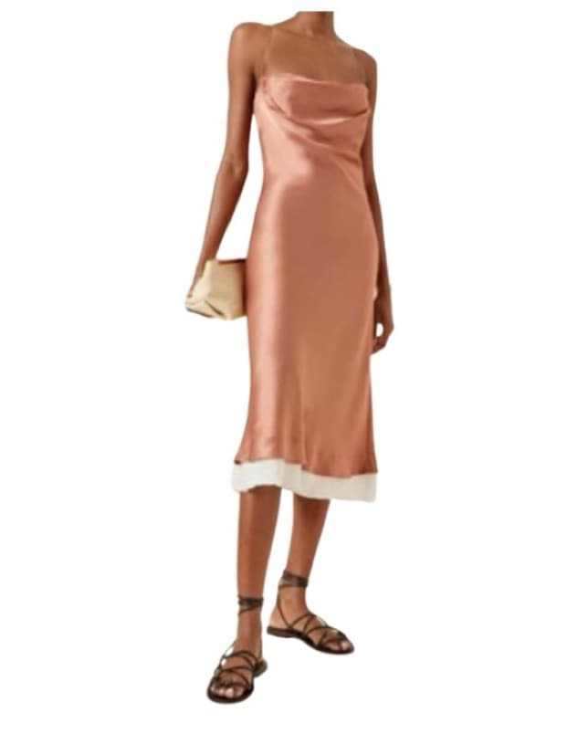 Anna October Dasha Satin Slip Dress - Image 1