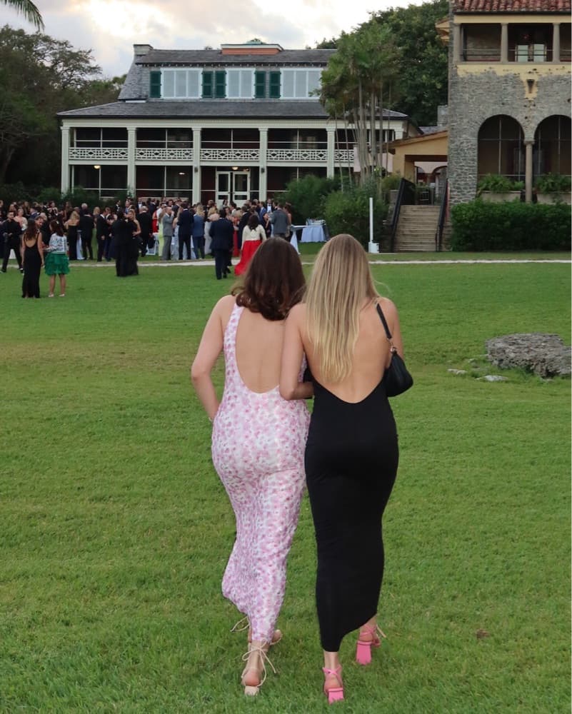 Farida Pink Lace Maxi Dress - Image 4
