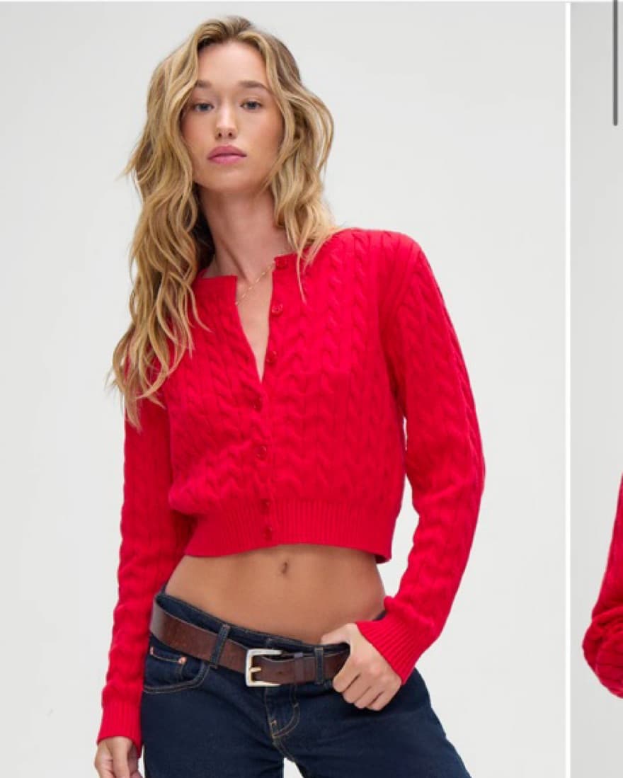 Dudley Cable Knit Cardigan - Image 2