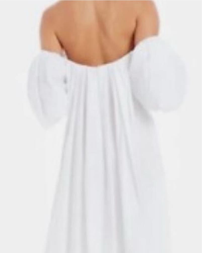 Caroline Constas White Cotton Maxi  - Image 4