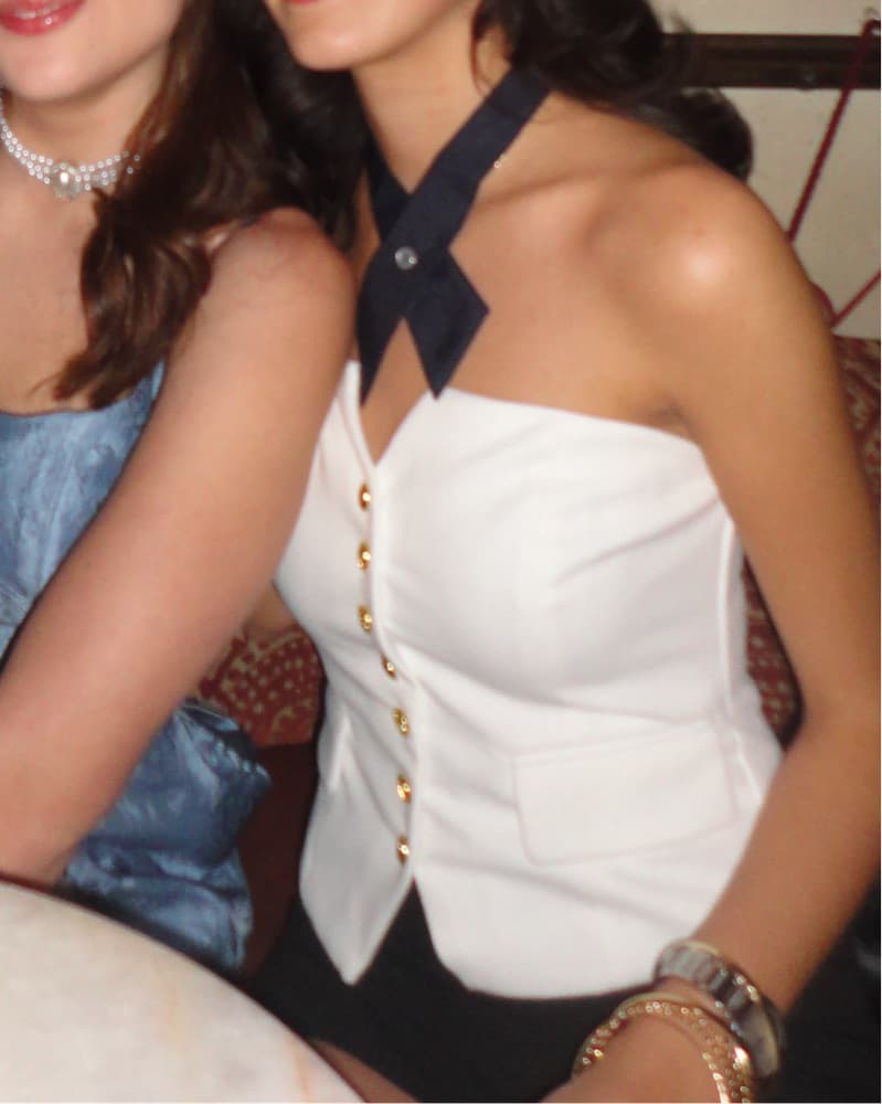 Sailor Strapless Top - Image 3