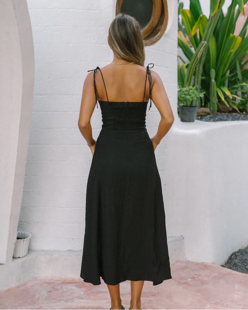 Black Midi Dress from Heychic - Image 4