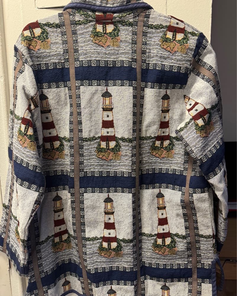 Nautical Woven Jacket - Vintage - Image 3