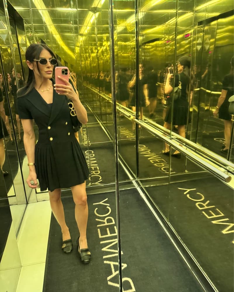 Sandro Black Double-Breasted Dress - Image 1