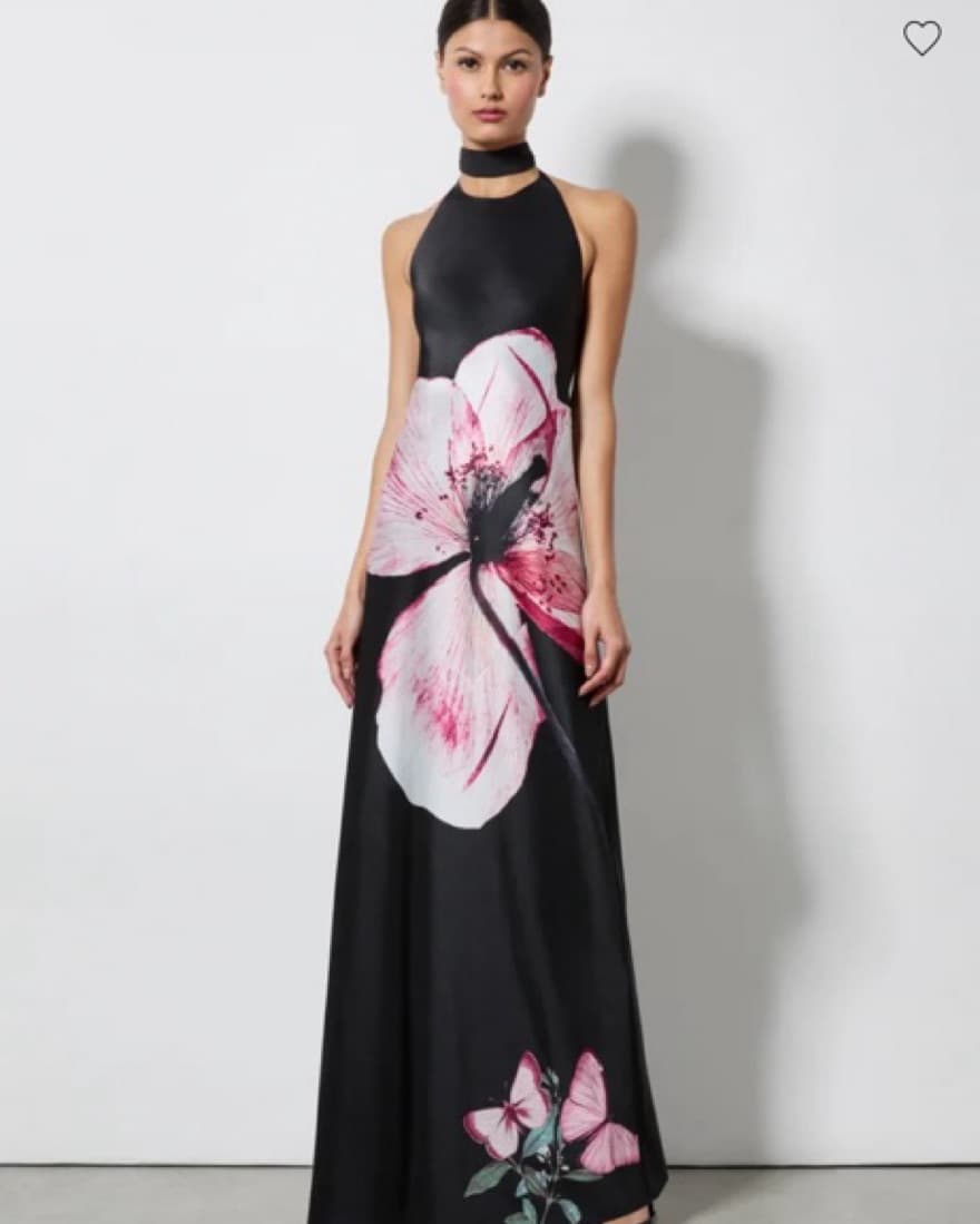 Alice + Olivia Montana Tie Back Gown - Image 5