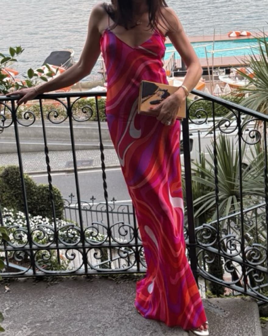 Pucci Silk Maxi Dress - Image 3