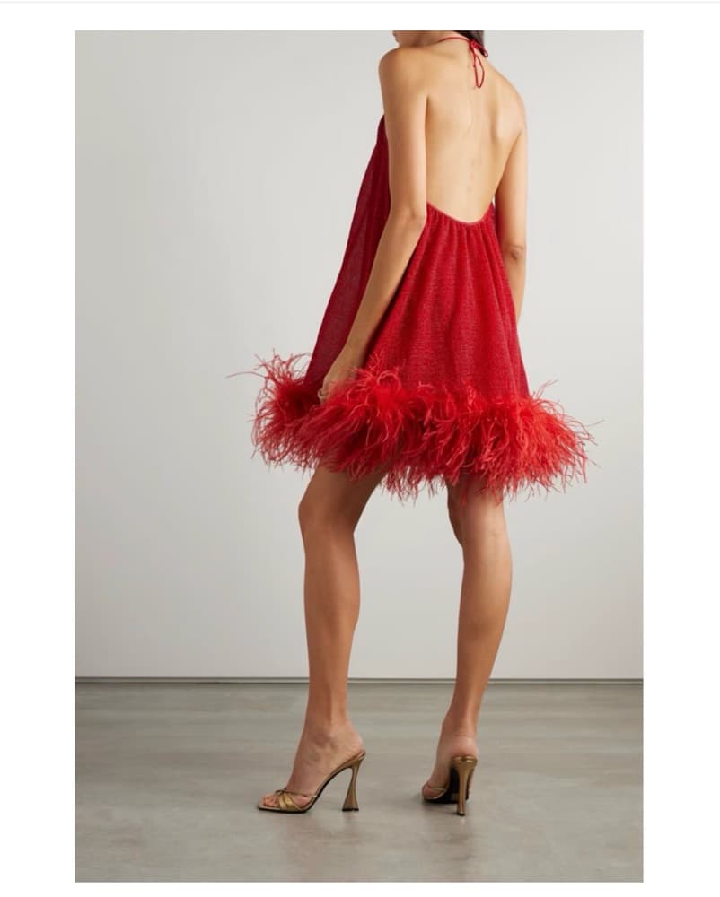 OSÉREE Red Dress - Image 3