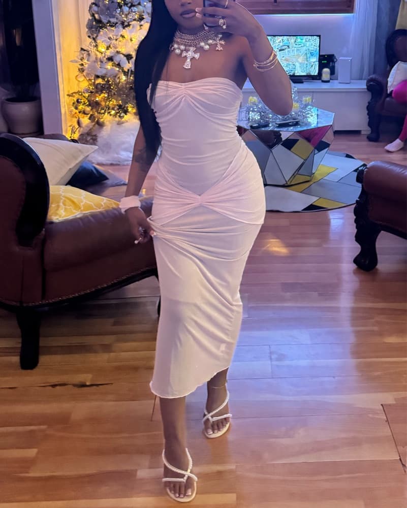 Sparkling Midi Dress  - Image 3