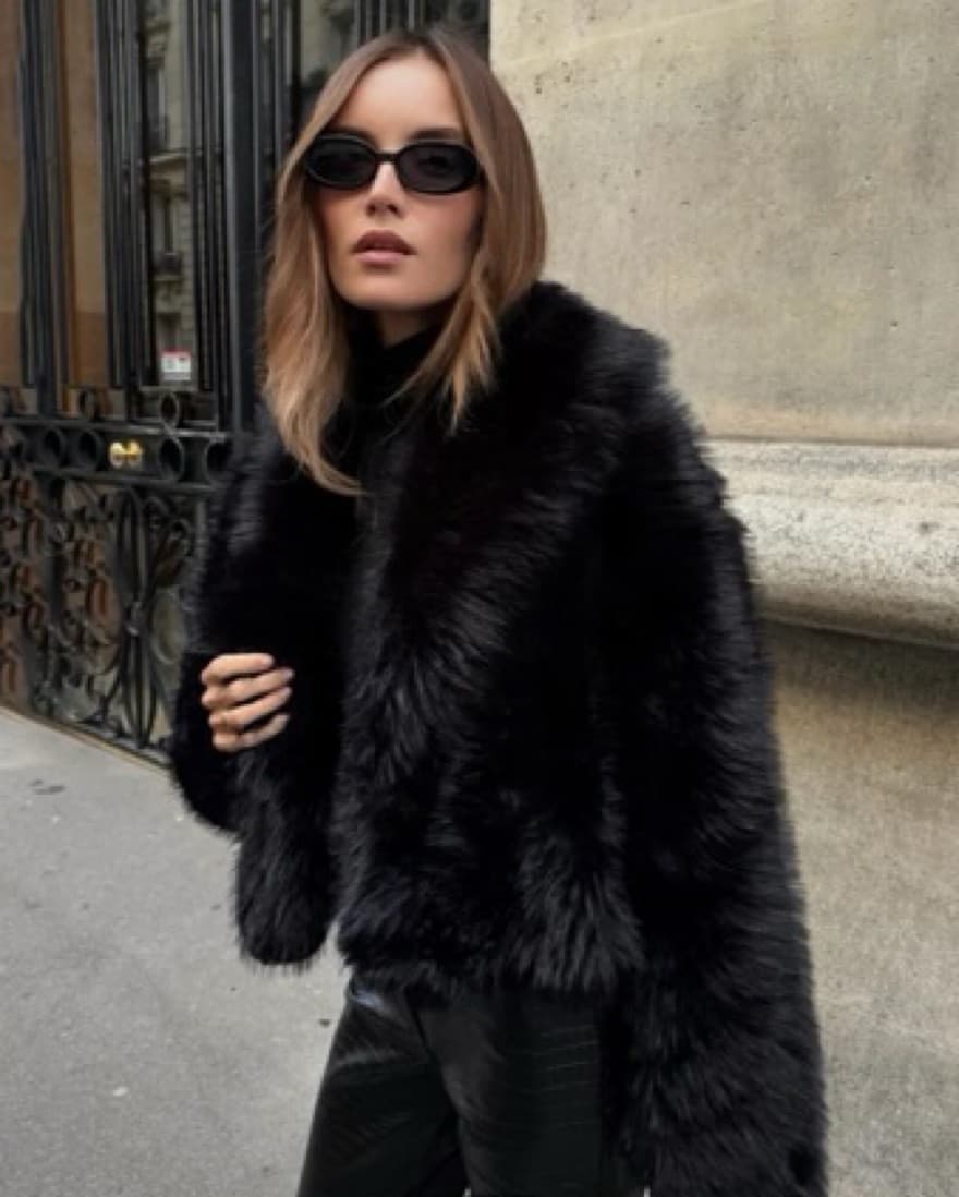 Faux Fur Jacket - Image 1
