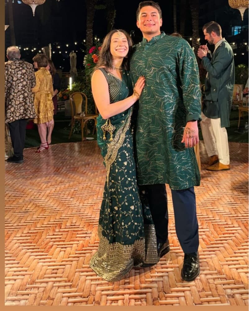 Green Lehenga and dupatta   - Image 3