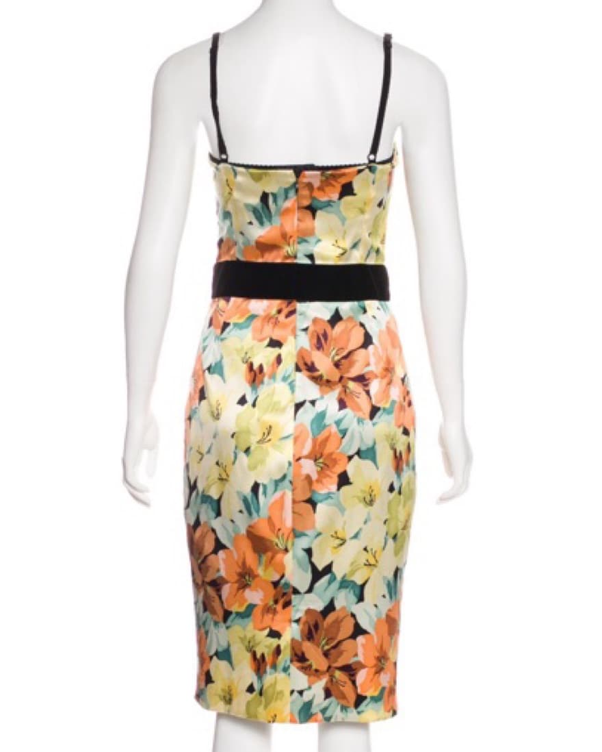 Dolce & Gabanna Silk Midi Dress - Image 2