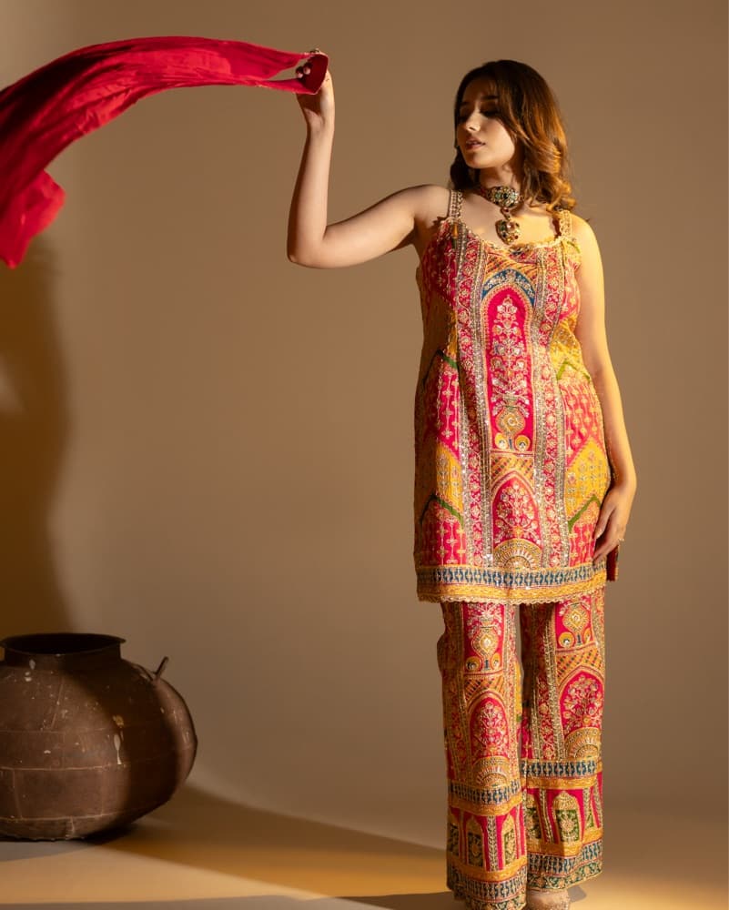 Art Deco Sharara Set XS-M | Indian wedding - Image 6