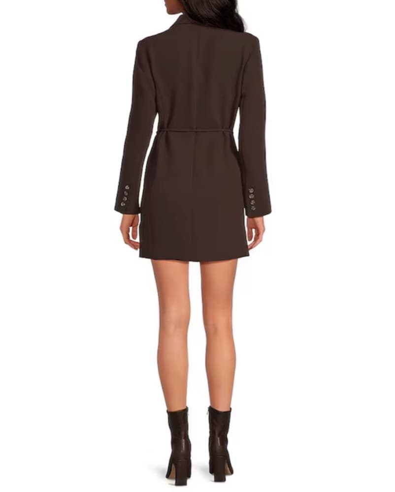 Gina Notch Lapel Long Sleeve Button Fron - Image 2