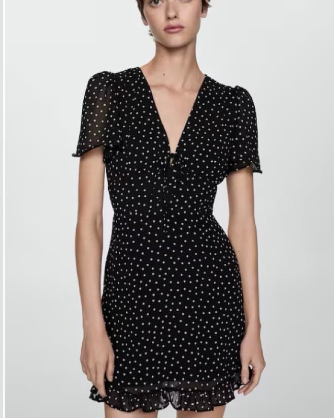 Polka Dot Mini Dress - Image 1