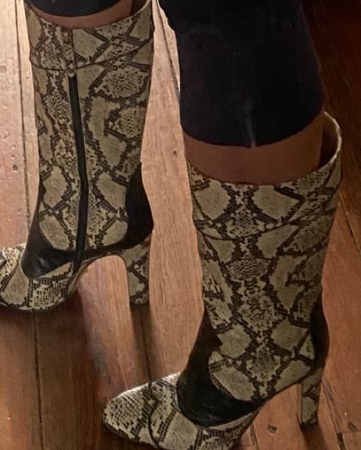 GUCCI Snakeskin Boots - Image 4