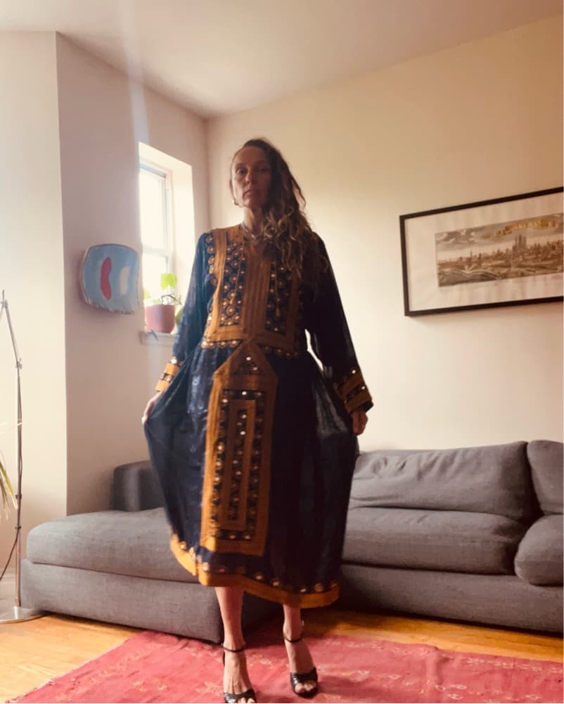 Vintage Embroidered  Dress - Image 2