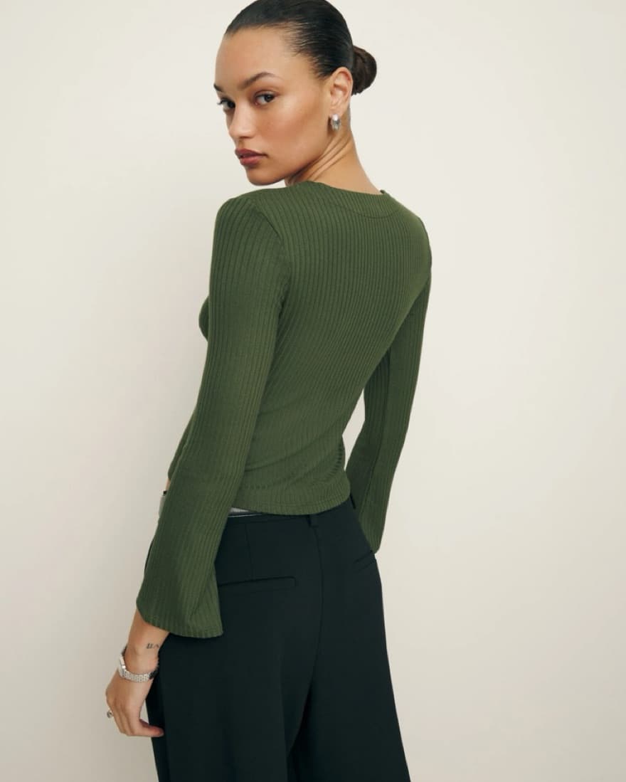 Green Knit Top - Image 3