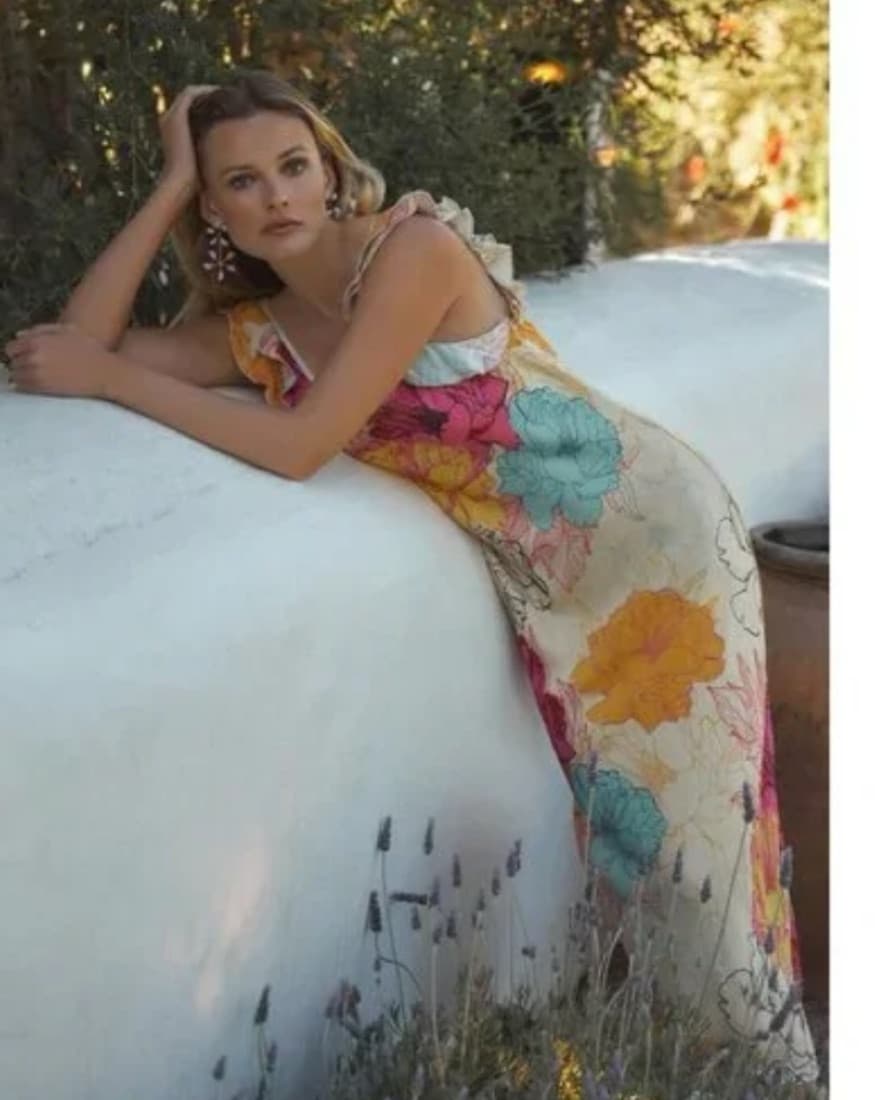 Conditions Apply Ruffled Floral Maxi - Image 2