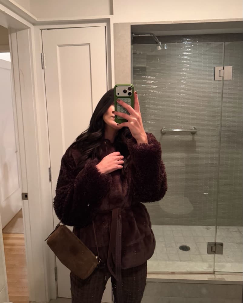 Miu Miu Pouch Bag Suede - Image 5