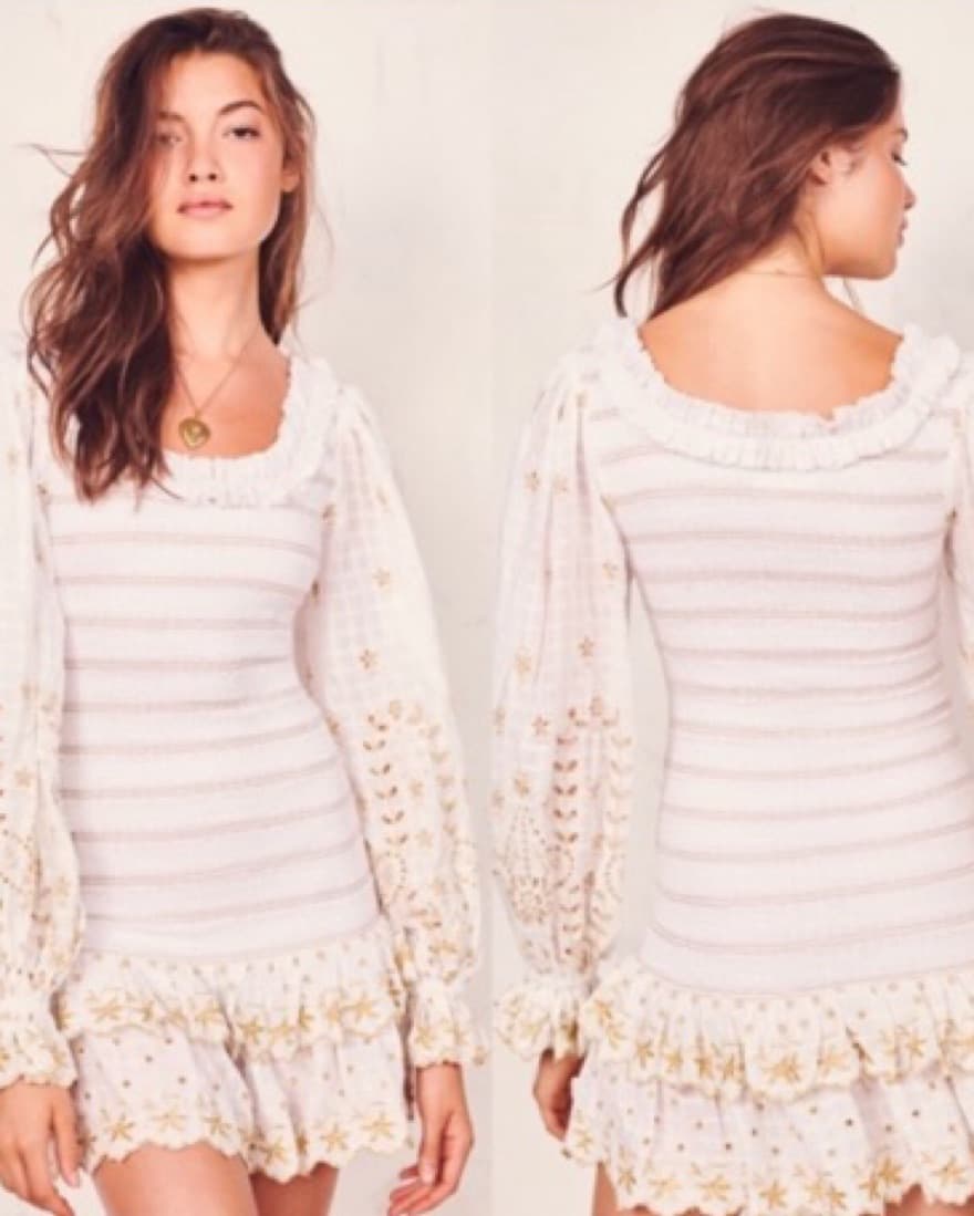 Love Shack Celia Dress White - Image 2