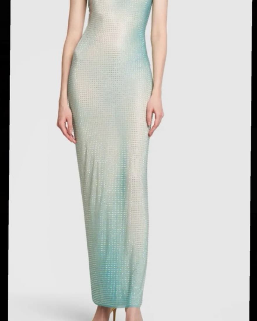 Self Portrait turquoise Dress - Image 2