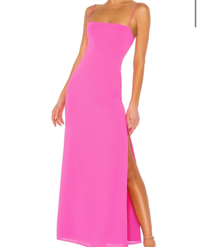 Vibrant Pink Maxi Dress - Image 1
