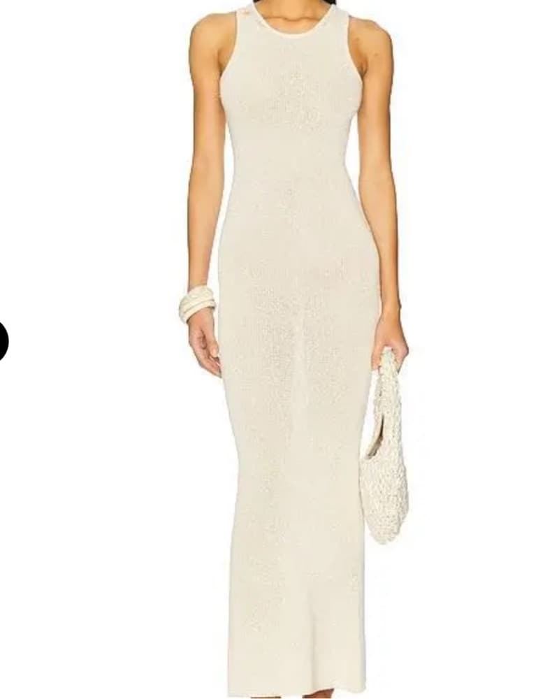 Asta Resort Ivory Natlalia Maxi Dress - Image 1