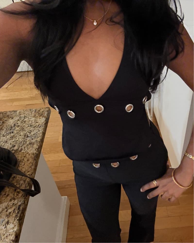 Black Matching Pant Set  - Image 1