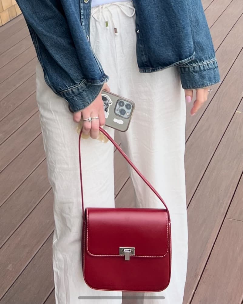 Red Shoulder Bag - Image 2