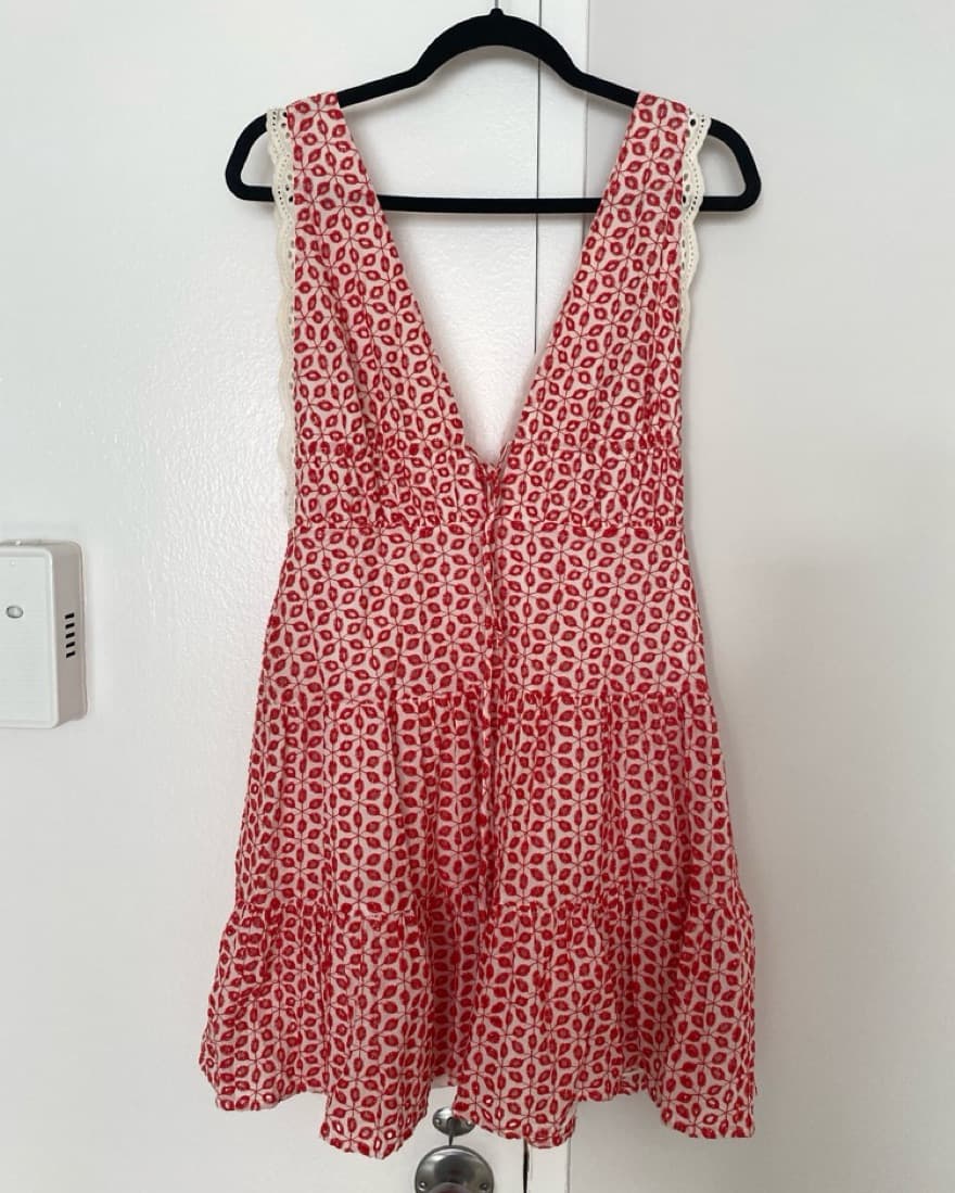 Summer Dress With Lace Detail - Image 4