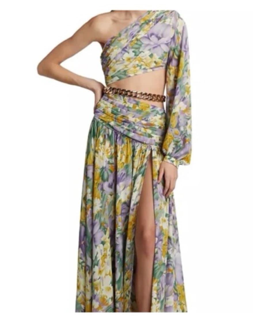 Bronx And Banco Floral Cut Out Dress - Image 1