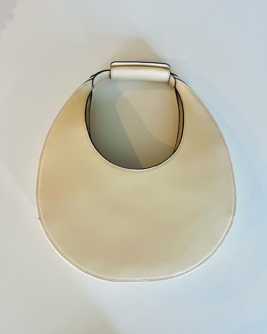 Staud Large Cream Moon Bag - Image 2