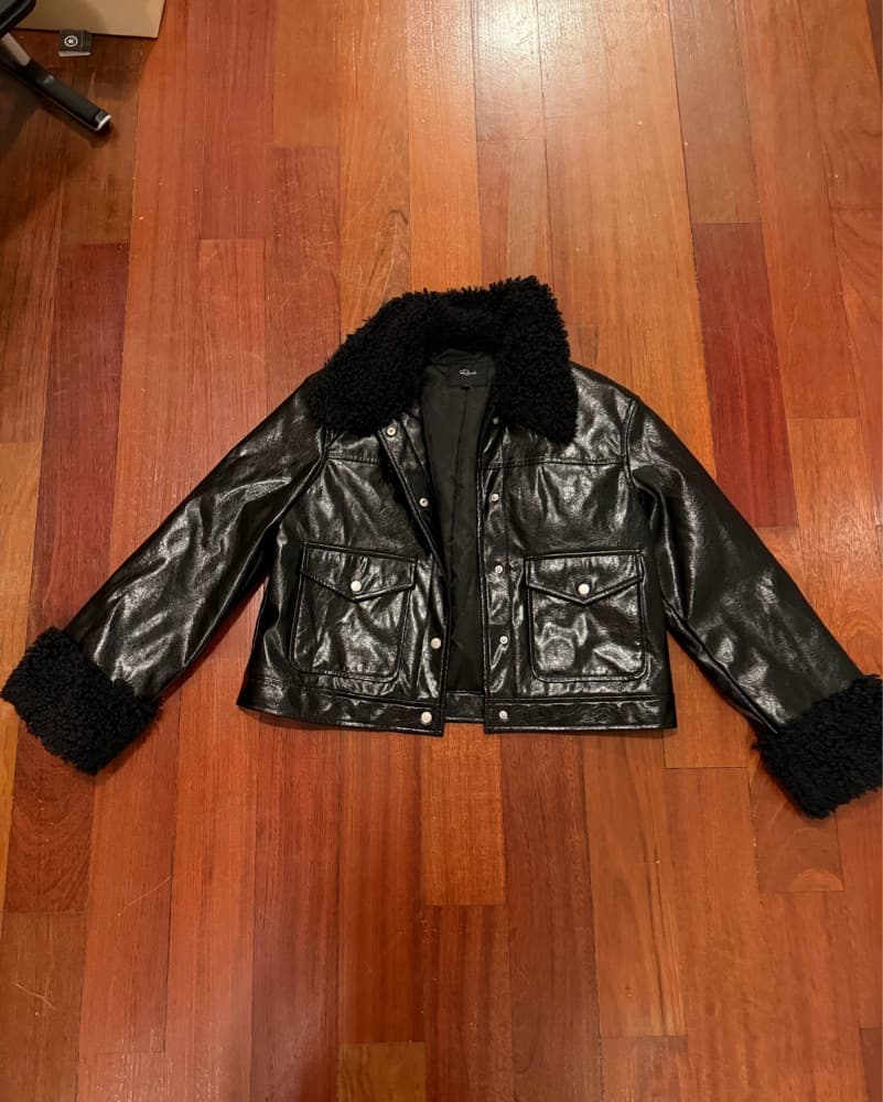 Rails Faux Leather Jacket - Image 1