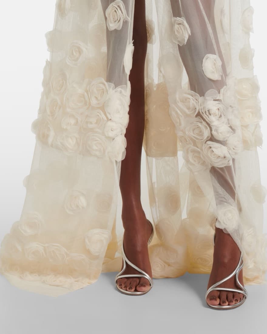 Norma Kamali Floral Maxi Dress - Image 5