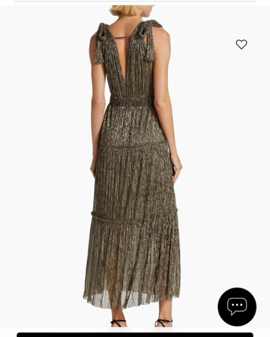 Sabina Musayev Metallic Gown - Image 3
