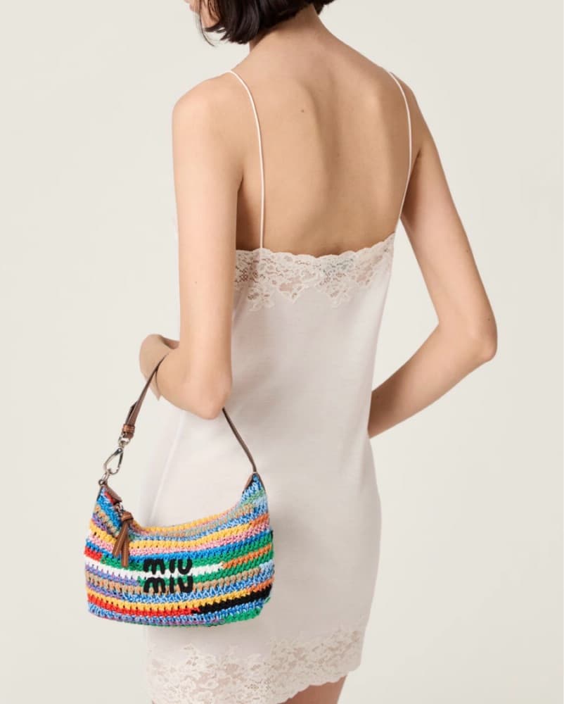 Miu Miu Crochet Bag - Image 2