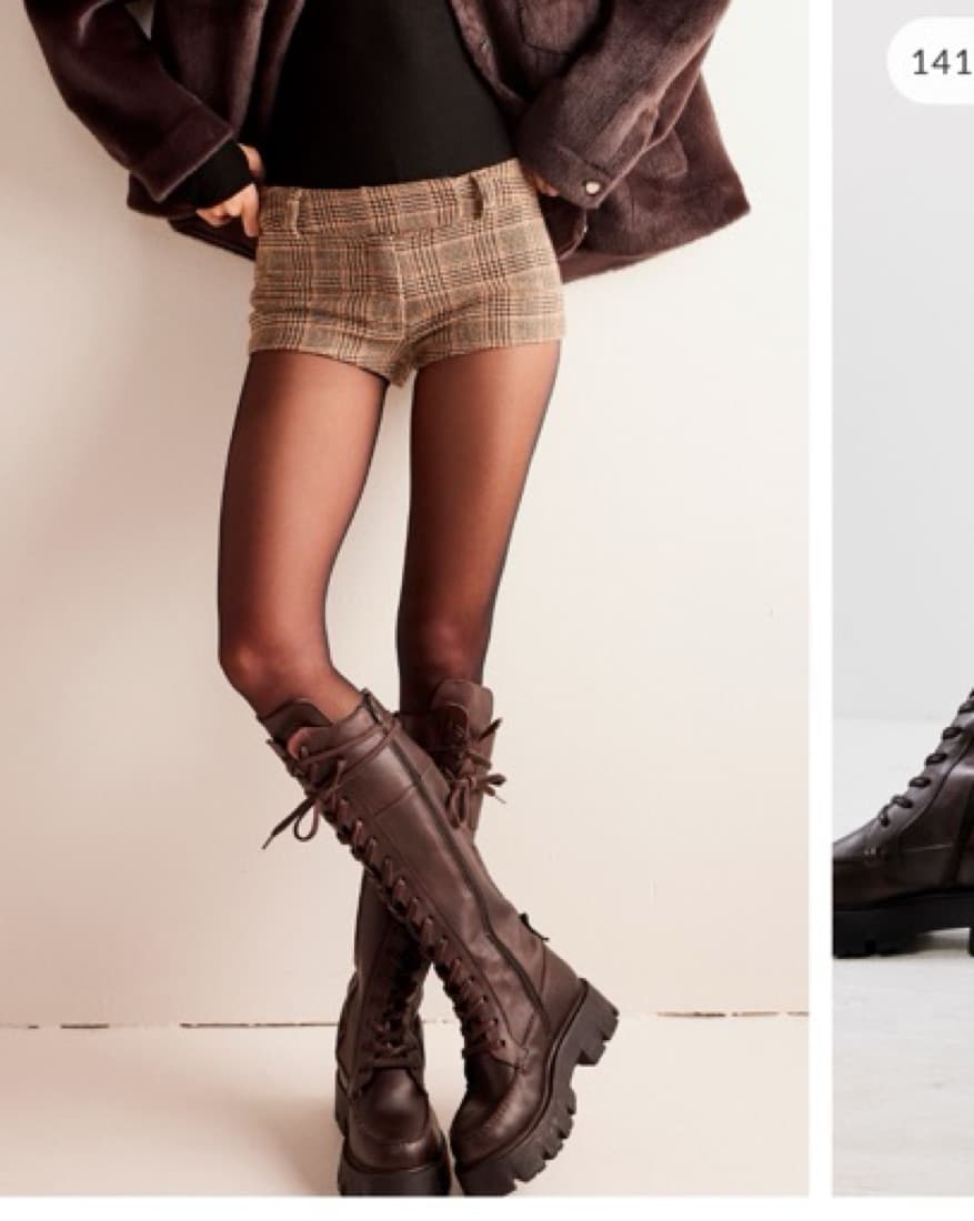 Free People Lace Up Boots - Image 1