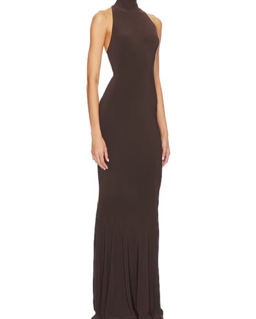 Norma Kamali Halter/Choker Dress - Image 3