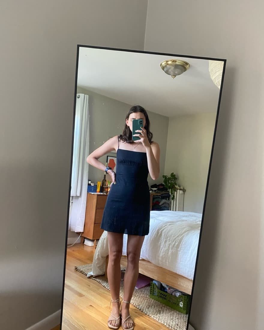 Linen mini dress - Image 1