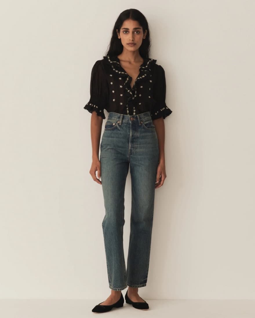 Doen Hettie Top In Black - Image 2
