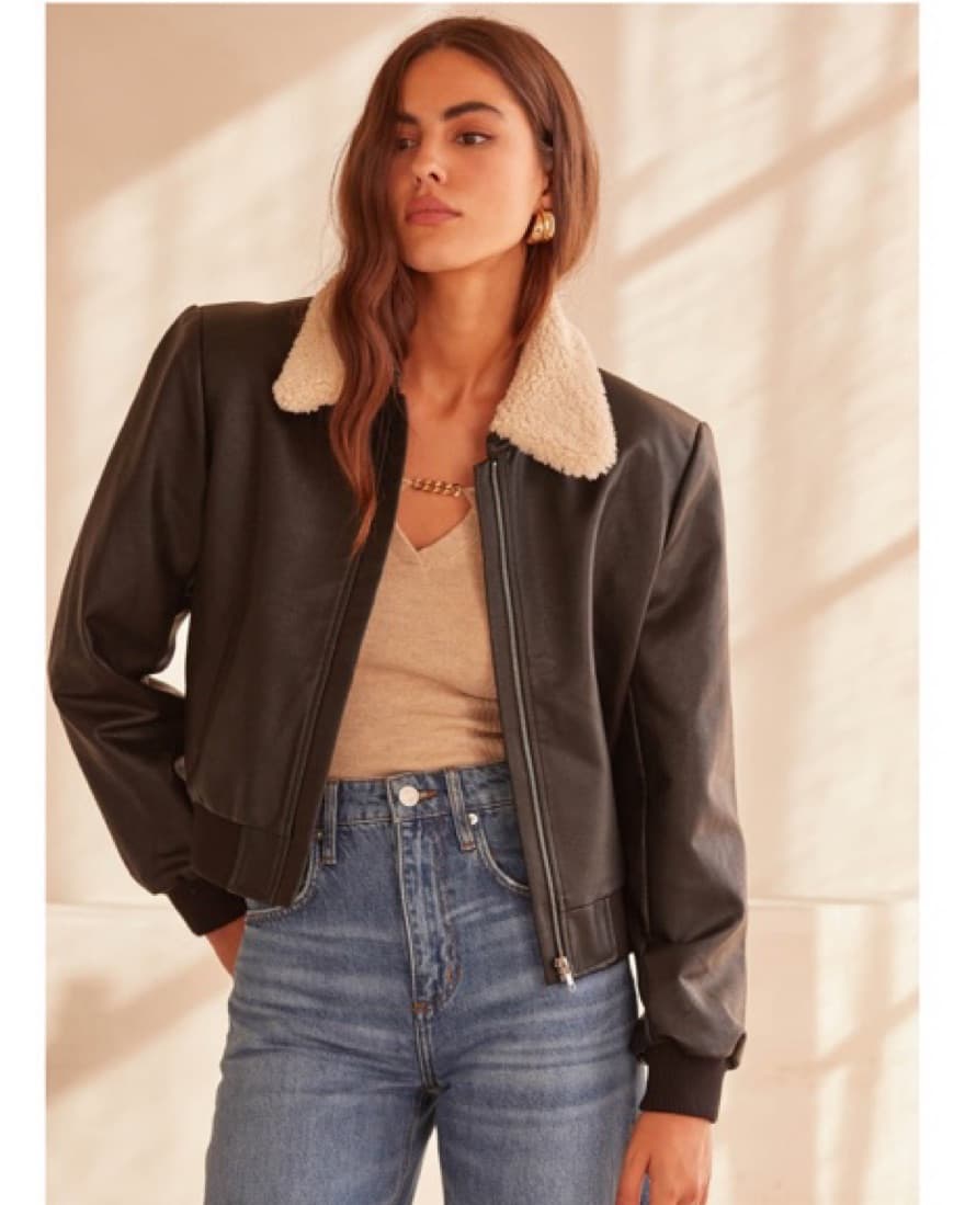 Trudy Faux Leather Jacket - Image 2
