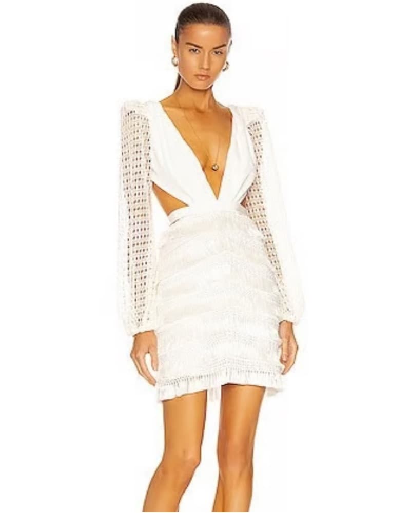 Patbo Fringe Mini Dress - Image 1