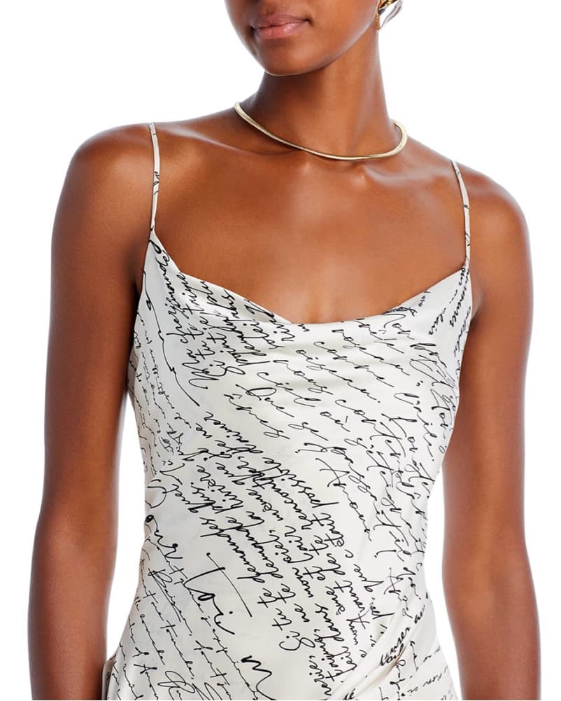 CINQ À SEPT Mon Amour Printed Slip Dress - Image 3