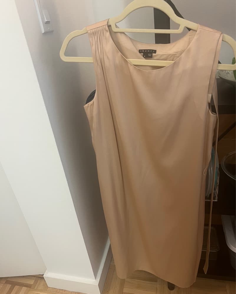 Theory Silk Sheath Dress - Image 1