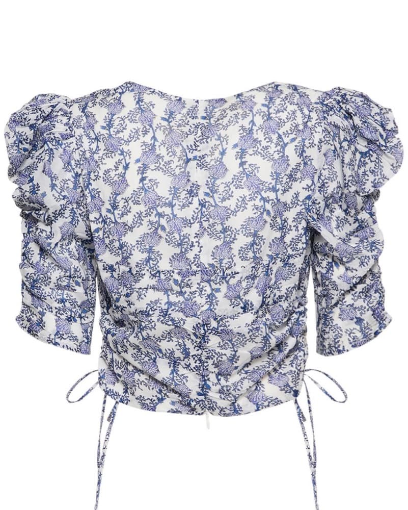 Isabel Marant Puffed Sleeve Crop Too - Image 4