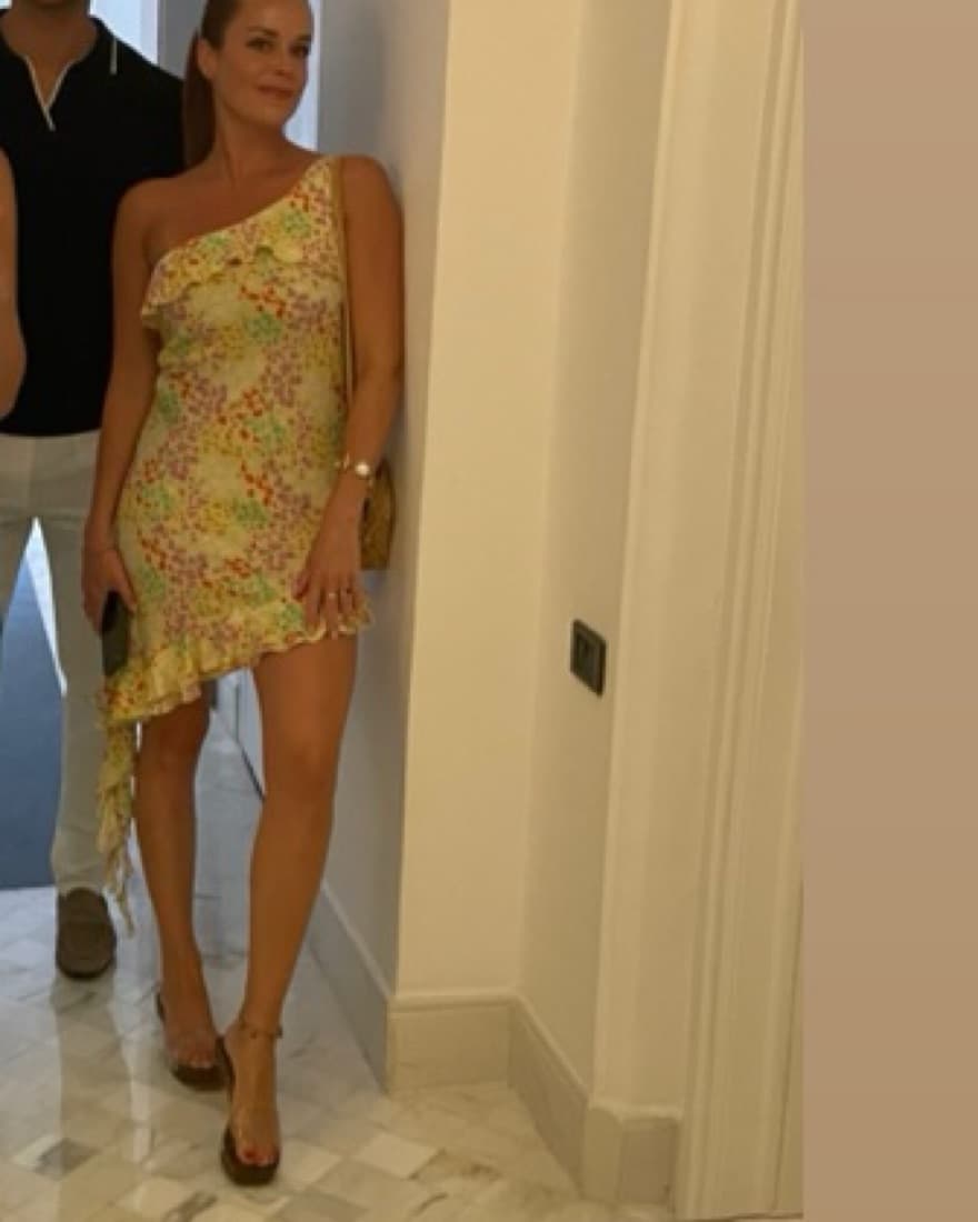 Mirae Paris Yellow Floral Dress - Image 2